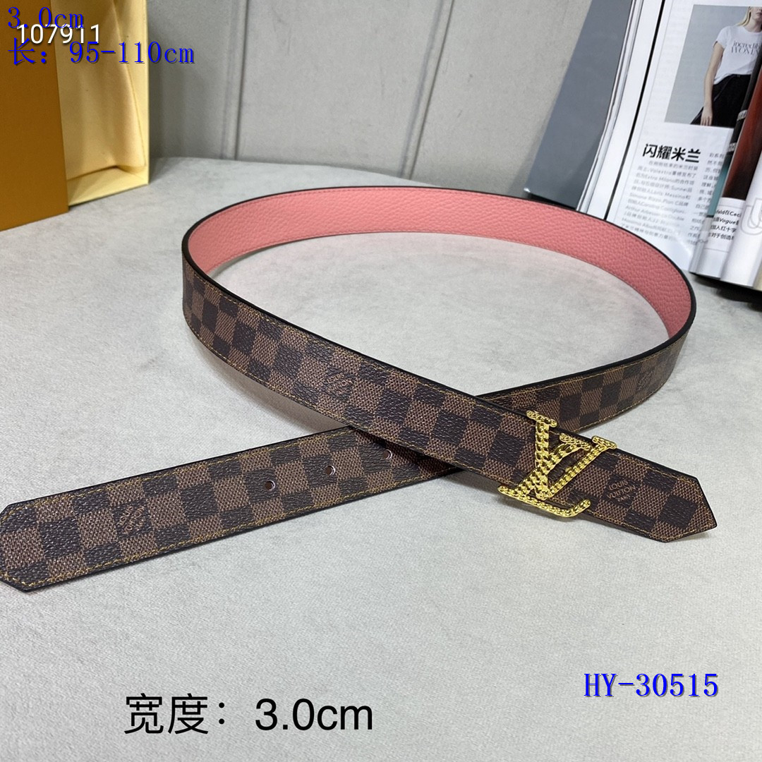 LV Belts 3.0 cm Width 173
